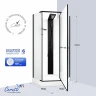 Душевая кабина Ceruttispa Chika 90x90 CHIKA901BF 11505 без гидромассажа