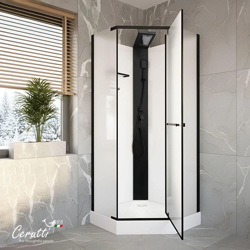 Душевая кабина Ceruttispa Chika 90x90 CHIKA901BF 11505 без гидромассажа