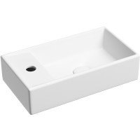 Раковина Ceramicanova Element 41 R CN6051RMW Белая матовая фарфор подвесная