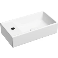 Раковина Ceramicanova Element 41 R CN6051RMW Белая матовая фарфор подвесная
