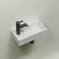 Раковина Ceramicanova Element 41 R CN6051RMW Белая матовая фарфор подвесная