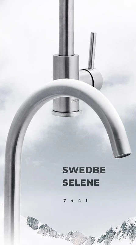 Смеситель для кухни Swedbe Selene 7441 Нержавеющая сталь нержавеющая сталь