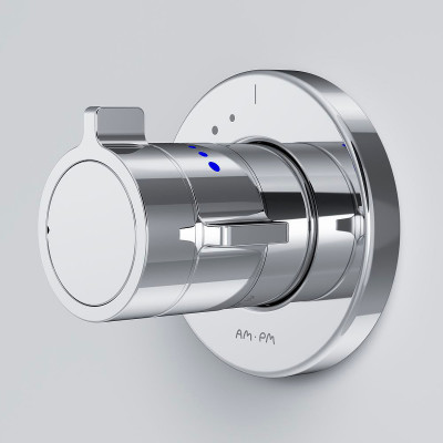 Смеситель для душа AM.PM X-Joy F85A65600 с термостатом Хром латунь встраиваемый