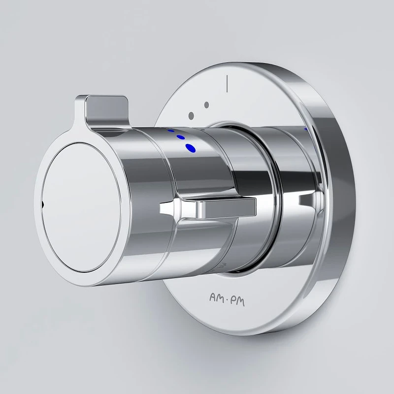 Смеситель для душа AM.PM X-Joy F85A65600 с термостатом Хром латунь встраиваемый
