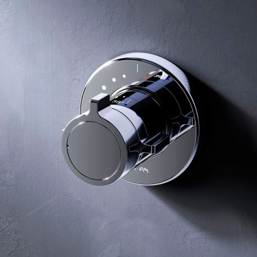 Смеситель для душа AM.PM X-Joy F85A65600 с термостатом Хром латунь встраиваемый