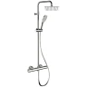 Душевая система Remer Elegance EQ32A8CPUFD25G с термостатом Хром латунь на стену