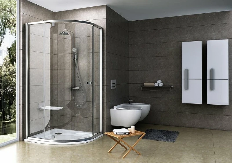 Душевой уголок Ravak Pivot PSKK3 90x90 37677U00Z1 профиль Сатин стекло Transparent