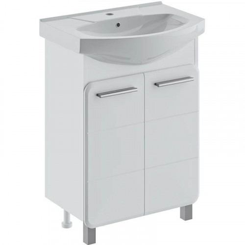 Тумба под раковину Runo Эрика 50 00-00004154 Белая