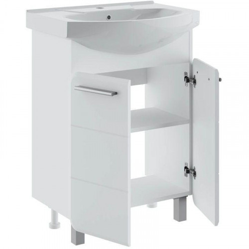 Тумба под раковину Runo Эрика 50 00-00004154 Белая