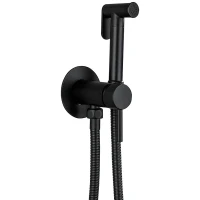 Гигиенический душ со смесителем Haiba HB5511-7 Черный матовый латунь на стену