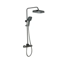 Душевая система ALMAes Doris GK-0348 с термостатом цвет Оружейная сталь