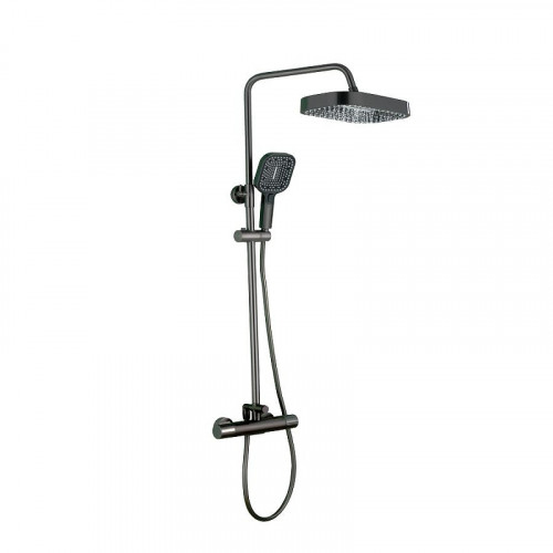 Душевая система ALMAes Doris GK-0348 с термостатом цвет Оружейная сталь