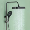 Душевая система ALMAes Doris GK-0348 с термостатом цвет Оружейная сталь