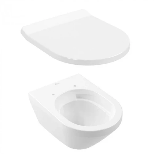 Унитаз с инсталляцией Villeroy&Boch Architectura 4616D301 цвет Белый с сиденьем Микролифт и клавишей смыва цвет Белый