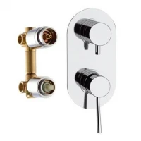 Смеситель для ванны Remer Minimal N937 Хром встраиваемый