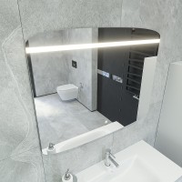 Зеркало Caprigo Софт 100 2062H с подсветкой с инфракрасным выключателем и подогревом стекло