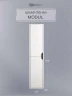 Шкаф пенал Uperwood Modul 33 2930205401 подвесной цвет Белый матовый Графит матовый