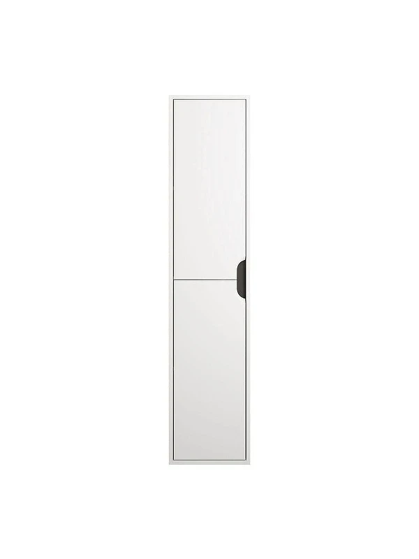 Шкаф пенал Uperwood Modul 33 2930205401 подвесной цвет Белый матовый Графит матовый