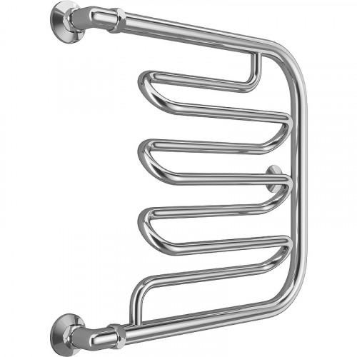 Водяной полотенцесушитель Terminus Фокстрот-Лиана (1) 500x500 4620768880971 Хром, боковое подключение, G 1" НР нержавеющая сталь