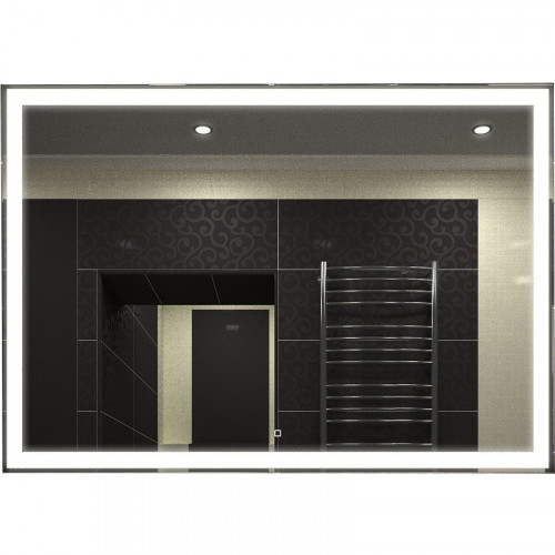 Зеркало Континент Mercury 800х600 ЗЛП571 с подсветкой с сенсорным выключателем стекло