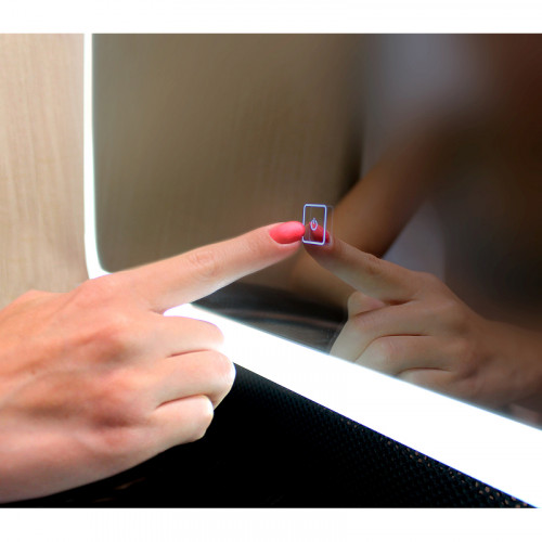 Зеркало Континент Mercury 800х600 ЗЛП571 с подсветкой с сенсорным выключателем стекло