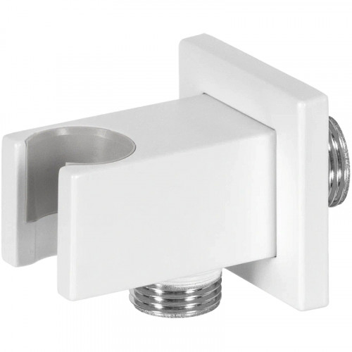 Шланговое подключение Remer 337QBO Белое матовое латунь на стену