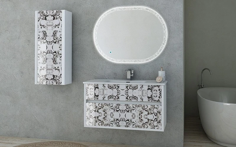 Зеркало Cezares Elegance 100 45005 с подсветкой с сенсорным выключателем стекло