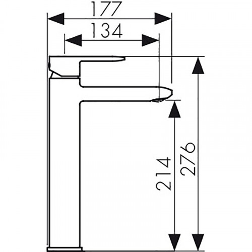 Смеситель для раковины Kaiser Estilo 62111 Хром латунь