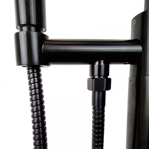 Смеситель для ванны Paini Cox 78PZ136LM Черный матовый