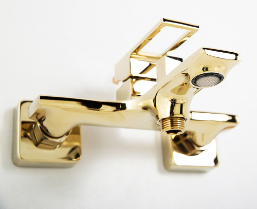 Смеситель для ванны BelBagno Luce LUC-VAS-ORO