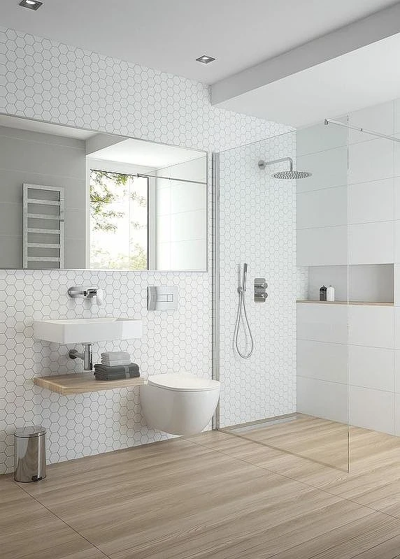 Душевая перегородка Deante Abellia Walk-In 100 KTA_030P профиль Хром стекло прозрачное
