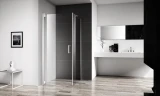 Душевой уголок BelBagno Marmi 100x80 MARMI-AH-1-100/80-C-Cr профиль Хром стекло прозрачное