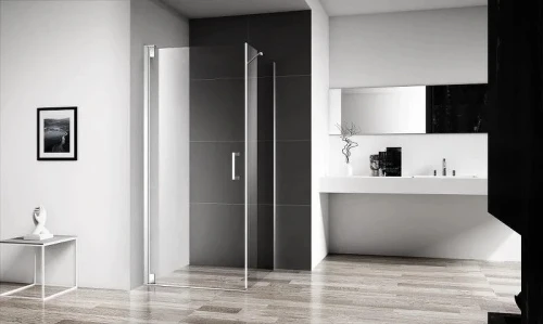 Душевой уголок BelBagno Marmi 100x80 MARMI-AH-1-100/80-C-Cr профиль Хром стекло прозрачное
