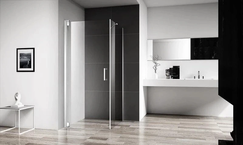 Душевой уголок BelBagno Marmi 100x80 MARMI-AH-1-100/80-C-Cr профиль Хром стекло прозрачное