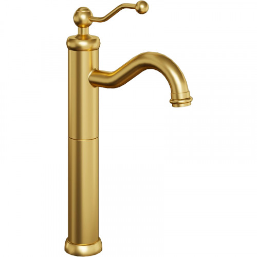 Смеситель для раковины Paini Duomo 88PJ205LL Золото матовое