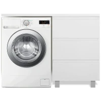 Тумба с раковиной Эстет Dallas Luxe 105 R ФР-00009669 Белая МДФ / ЛДСП