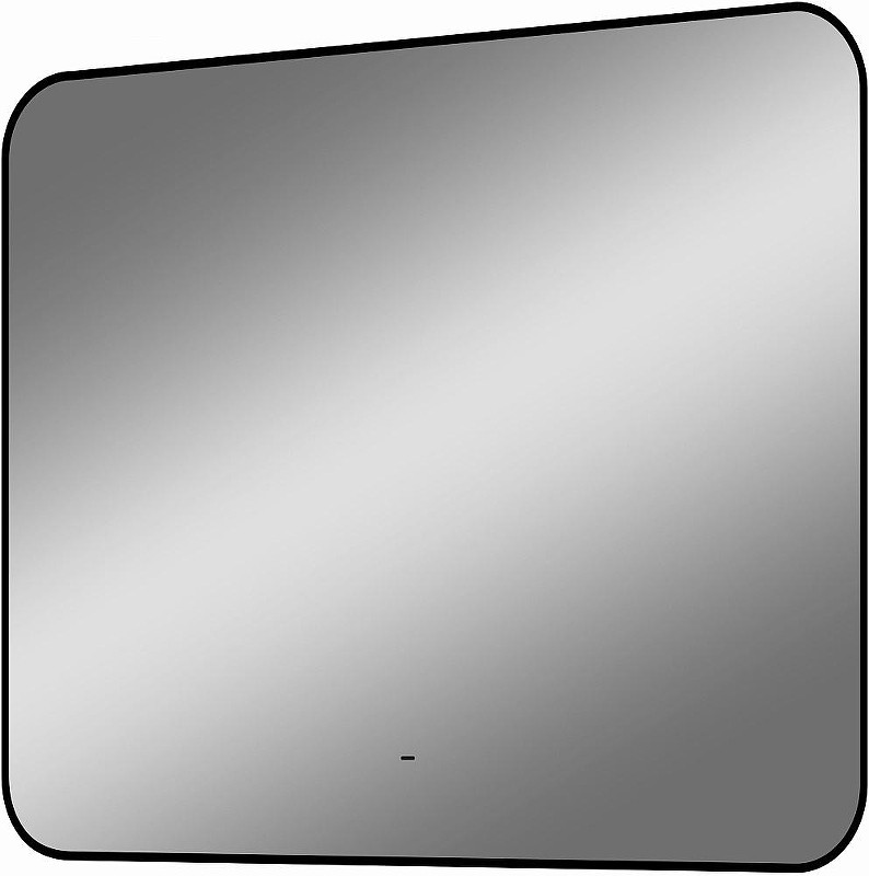 Зеркало DIWO Кострома 80 ЗЛП1748 с подсветкой цвет Черный с бесконтактным выключателем