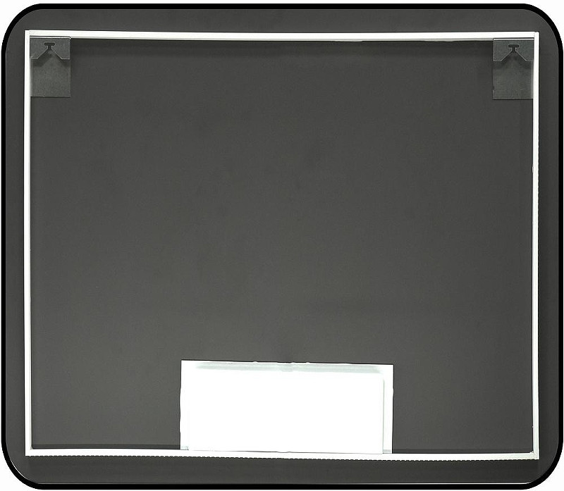 Зеркало DIWO Кострома 80 ЗЛП1748 с подсветкой цвет Черный с бесконтактным выключателем