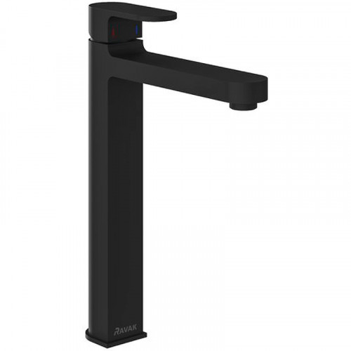 Смеситель для раковины Ravak Chrome CR 015.20BL X070429 Черный матовый латунь