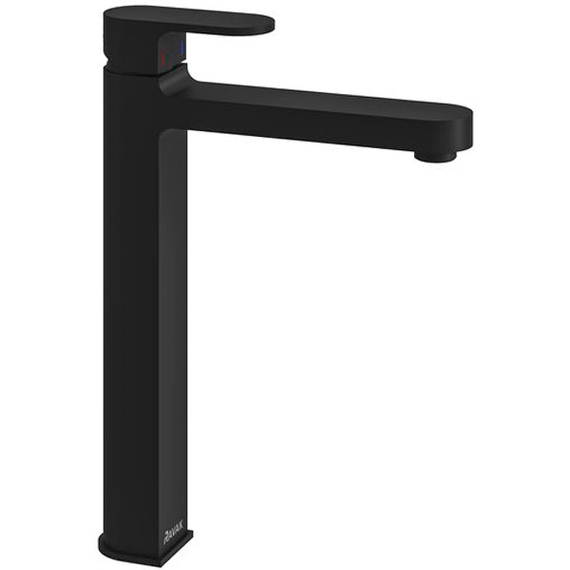 Смеситель для раковины Ravak Chrome CR 015.20BL X070429 Черный матовый латунь