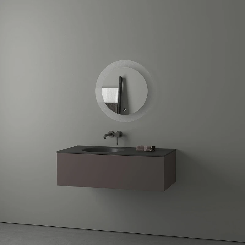Зеркало Evoform Ledshine d60 BY 2623 с подсветкой 13.5 W - сенсорный выключатель - нейтральный белый свет стекло