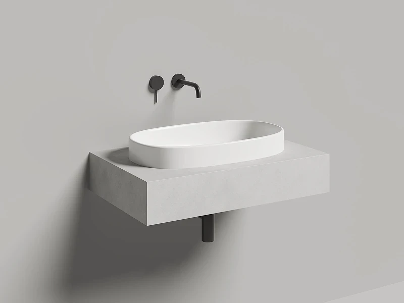 Раковина Salini Greca 65 1803201M цвет Белый матовый