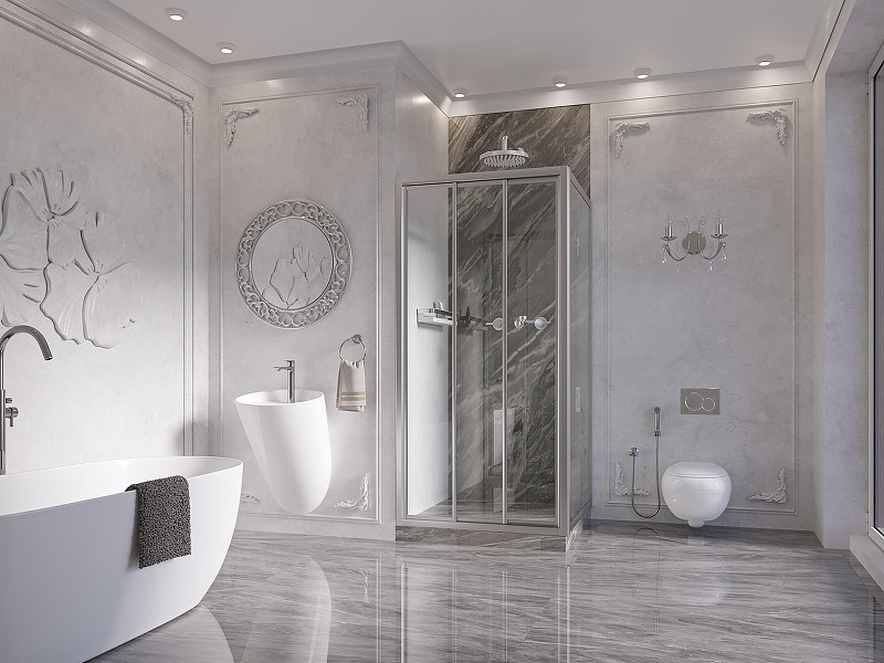 Душевая стенка Ambassador Forsa 100 100NX профиль Хром cтекло прозрачное