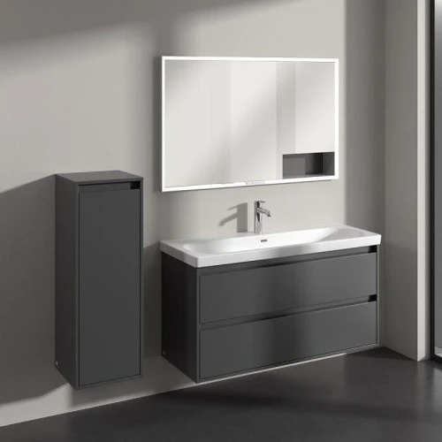 Подвесной шкаф Villeroy&Boch Skyla 35 C80200VR цвет Графит