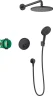 Душевая система Hansgrohe Raindance S 27959670 с термостатом цвет Черный матовый