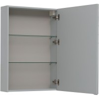 Зеркальный шкаф Aquanet Алвита New 60 277540 Серый МДФ / ЛДСП, стекло