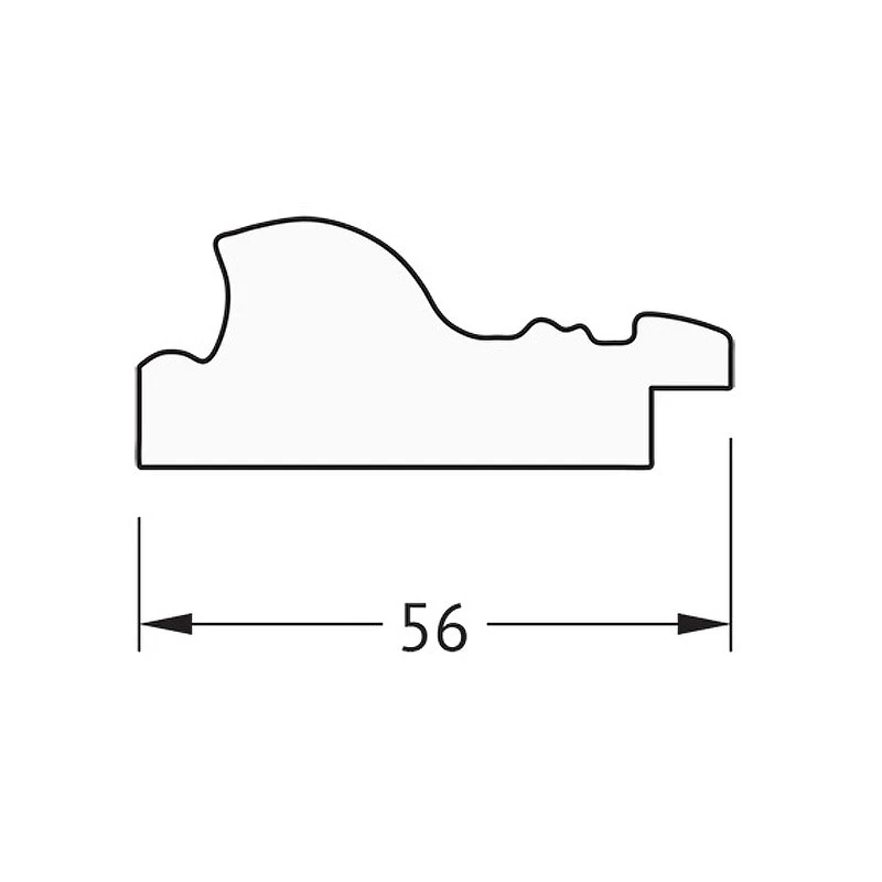 Зеркало Evoform Octagon 55х55 BY 3969 в багетной раме - Виньетка состаренная бронза 56 мм