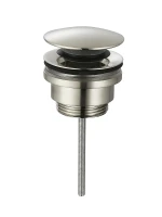 Донный клапан AQUAme AQM7003BN click-clack цвет Никель шлифованный