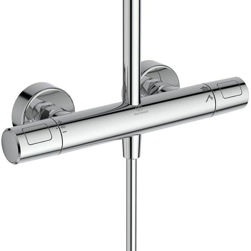 Душевая система Ideal Standard Ceratherm T25 A8520AA с термостатом цвет Хром