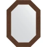 Зеркало Evoform Octagon 52х72 BY 7089 в багетной раме - Мозаика античная медь 70 мм